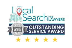 local search for lawyers logo 5 star clients choice 2021 outstanding service award hz kk