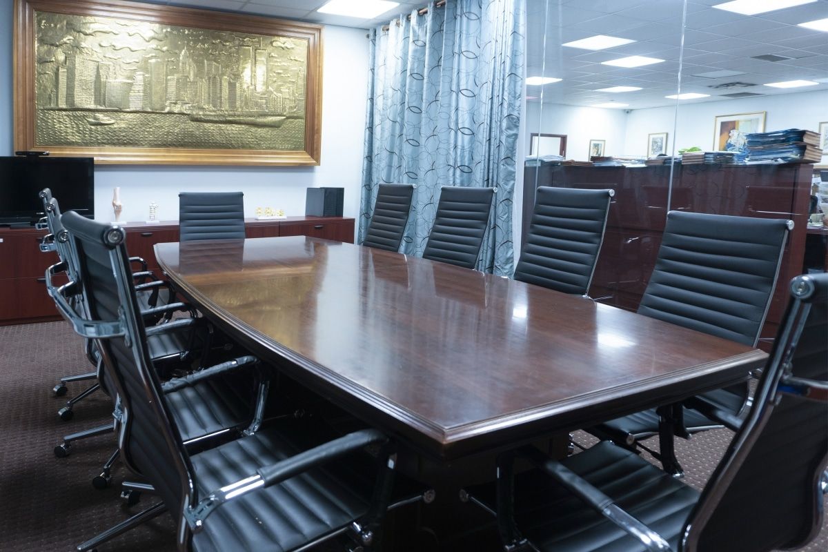 boardroom at law firm in Queens