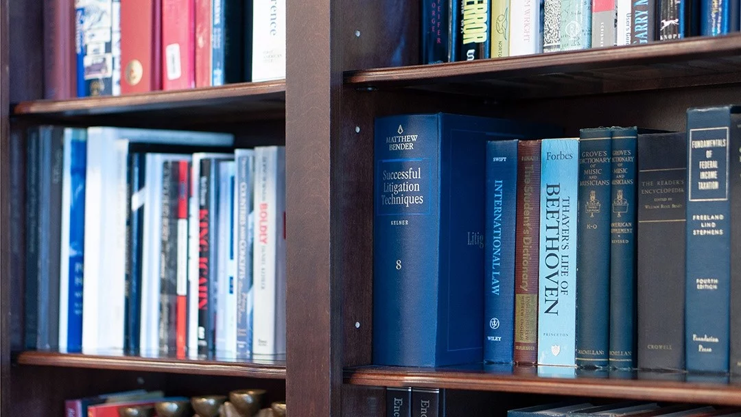 legal reference books used by the law firm